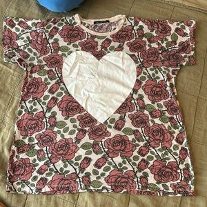 Wildfox Floral Heart Ter
